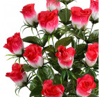 Искусственные цветы букет бутоны роз, 70см  1061 изображение 2