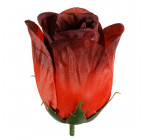 Искусственные цветы букет  розы атласные с темными листьями, 55см 1067 изображение 5