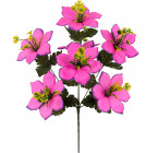 Искусственные цветы букет ландыши петушки, 49см  1068 изображение 1