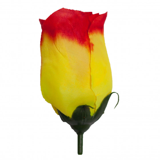Искусственный Бутон розы шелк, 8,5см  БхбК изображение 41
