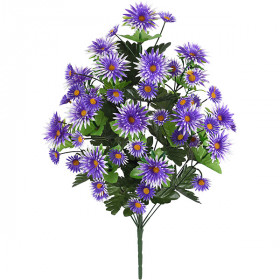 Штучні квіти букет айстри пластик, 61см 1090 зображення 3831