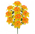 Искусственные цветы букет нарцисс гигант, 60см  746 изображение 1