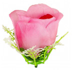 Искусственные цветы букет роза бутон с кружевной розеткой, 56см  749 изображение 11