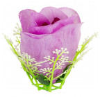 Штучні квіти букет троянда бутон з мереживною розеткою, 56см 749 зображення 10