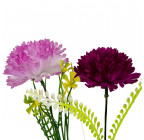 Искусственные цветы букет гвоздик Победа, 59см  748 изображение 6