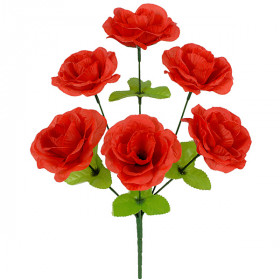Штучні квіти 011 Букет троянд, 32см 011/Р зображення 3514