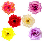 Штучні квіти букет троянда чайна, 45см 960 зображення 2