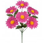 Искусственные цветы букет ромашки, 34см  6073 изображение 1