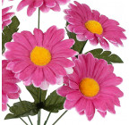 Искусственные цветы букет ромашки, 34см  6073 изображение 2