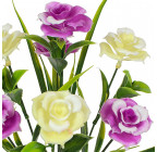 Штучні квіти букет троянди пластикові, 35см 6077 зображення 2