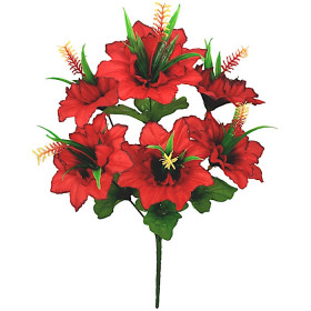 Штучні квіти букет лілія с колосом, 40см 9210 зображення 4630