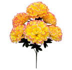 Штучні квіти букет високі хризантеми Кулі XL, 85см 1027 зображення 1
