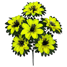 Искусственные цветы букет крокусы кружавчики, 35см  8061 изображение 4462