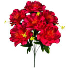 Штучні квіти букет піони нарядні, 55см 8079 зображення 1
