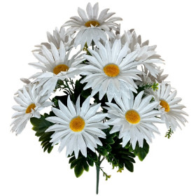 Искусственные цветы букет ромашки Классика, 50см  8081 изображение 4340