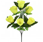Штучні квіти букет бутонів жовтих, 40см 0164 зображення 1