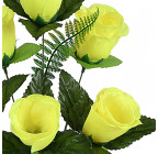 Штучні квіти букет бутонів жовтих, 40см 0164 зображення 2
