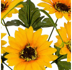 Штучні квіти букет соняшників, 34см 759 зображення 2