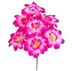 Искусственные цветы букет клематиса, 44см 0165/Р изображение 1