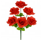 Штучні квіти букет трояндочок, 33см 012/Р зображення 1