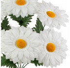 Искусственные цветы букет белых ромашек МАХХ, 51см  7097 изображение 2