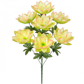Искусственные цветы букет атласных лотосов, 60см 694/Р изображение 3966