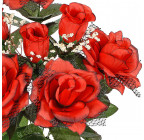 Искусственные цветы букет розы Вуаль, 48см 5/Р изображение 2