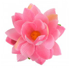 Искусственные цветы букет атласных лотосов VIP, 51см  112 изображение 9