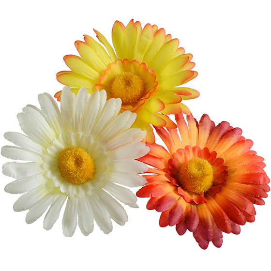 Искусственные цветы букет астры трехцветные, 50см  5009 изображение 8
