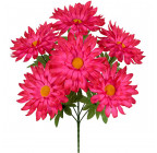 Штучні квіти букет хризантем Корона, 56см 8055 зображення 1