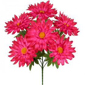 Искусственные цветы букет хризантем Корона, 56см 8055 изображение 2269