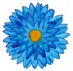 Искусственные цветы букет хризантем Корона, 56см 8055 изображение 8