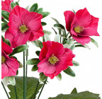 Искусственные цветы букет цветы жасмина на подкустнике, 31см 8056 изображение 4