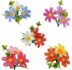 Искусственные цветы букет ромашек Россыпь, 35см  6034 изображение 3