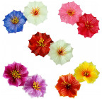 Искусственные цветы букет далия атлас 11-ка, 52см  6041 изображение 3
