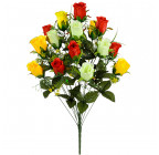 Штучні квіти букет бутон троянд Мелодія, 67см 131 зображення 1