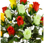 Искусственные цветы букет бутон роз Мелодия, 67см  131 изображение 8