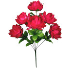 Искусственные цветы букет лотосы, 46см  6063 изображение 1