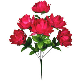 Искусственные цветы букет лотосы, 46см  6063 изображение 2465