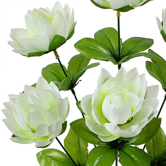 Искусственные цветы букет лотосы, 46см  6063 изображение 4