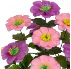 Штучні квіти букет майорів, 49см 065 зображення 2