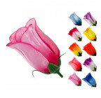 Искусственный Бутон розы атлас, 8,5см  БаК изображение 1