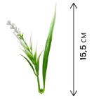 Колосок с травинкой пластик, 15,5см  Дк-042 изображение 2
