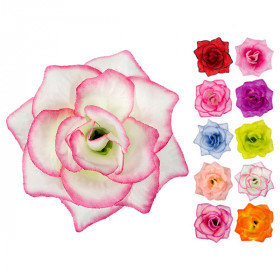 Штучна Троянда середня шовк, 10см РхбК зображення 1264