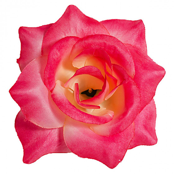 Искусственная Роза средняя шёлк, 10см  РхбК изображение 45