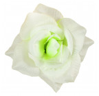 Искусственная Роза средняя шёлк, 10см  РхбК изображение 4