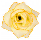Искусственная Роза средняя шёлк, 10см  РхбК изображение 39