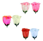 Искусственные цветы букет двухцветных роз, 62см  0120 изображение 2