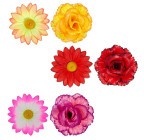 Искусственные цветы букет роз с ромашкой, 46см  965 изображение 3
