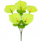 Штучні квіти букет калл середніх, 39см 0033К зображення 1